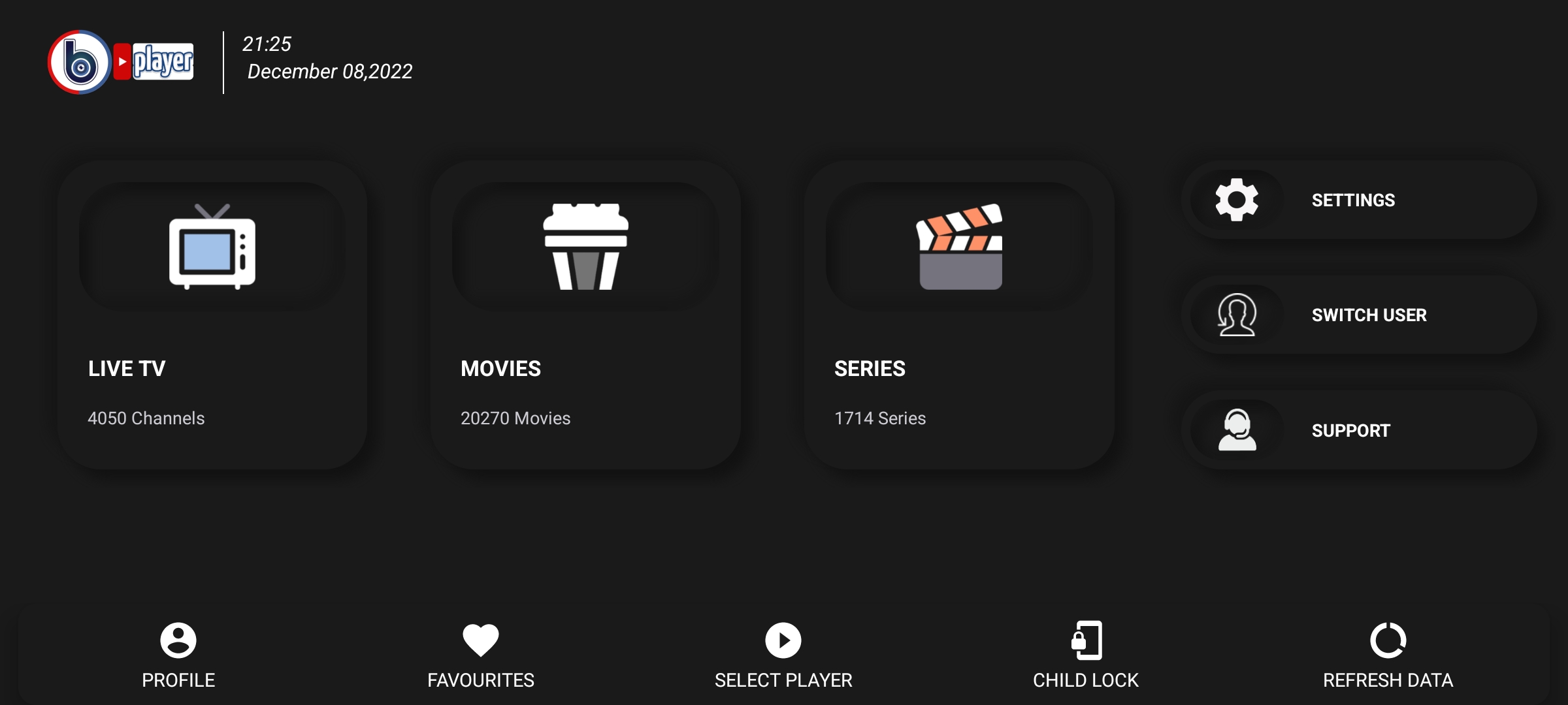 Blink Player setting - step 4