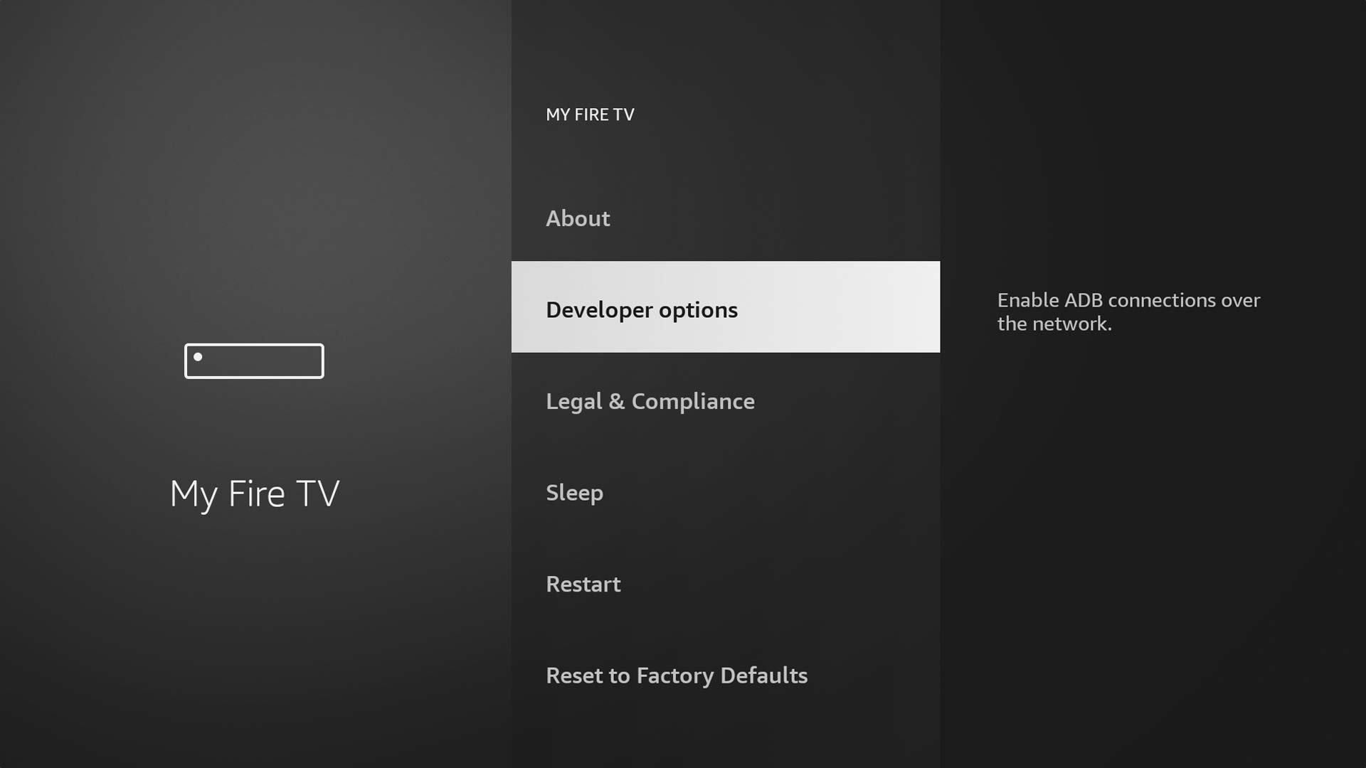 Firestick Unknown Sources enabled confirmation