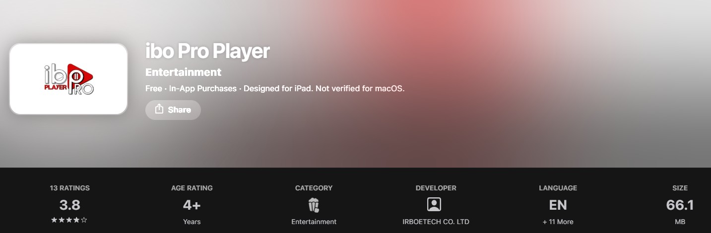 Download ibo Pro Player from the App Store – ibo Pro Player on Apple TV