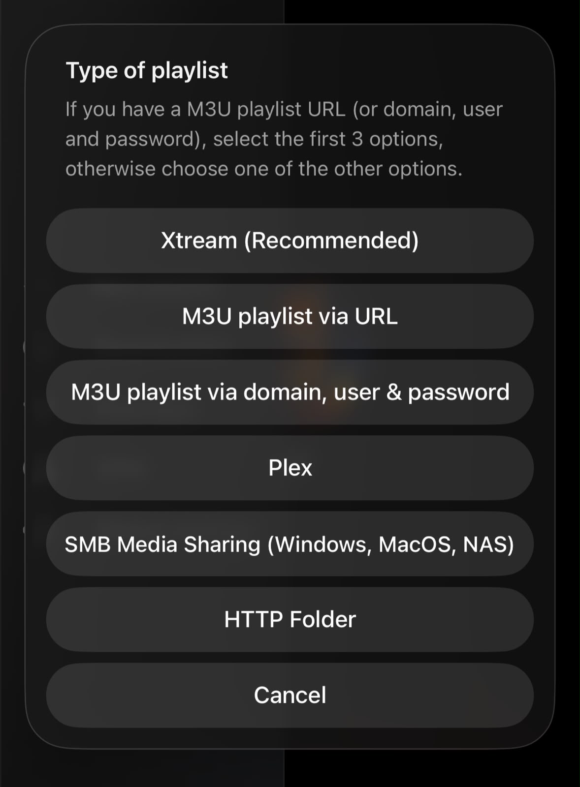 IPTVX in the Apple TV App Store
