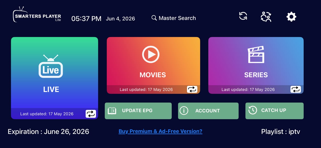 Download Smarters Player Lite from the App Store – Smarters Player Lite on Apple TV