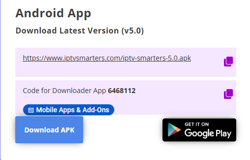 Smarters setting - step 1