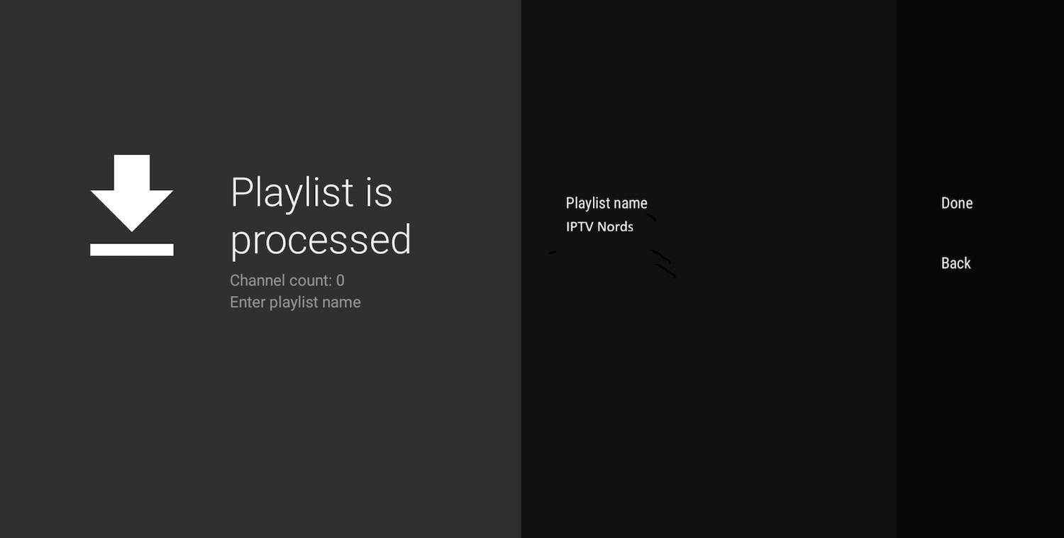 Open TiviMate and Add Playlist - Step 4